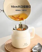 OSLE 歐適樂 陶瓷豬油罐廚房家用帶蓋過濾網食品級儲油罐辣椒油葷油專用濾油壺