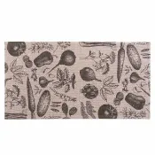 【Sorema 舒蕾馬】可機洗葡萄牙製 VEGETABLES廚房腳踏墊 55x100cm(★地中海風情 五星級奢華渡假飯店風格★)