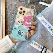 OPPO A5PRO A3PRO Reno 15 14 13 12 A79 A38毛怪大眼仔A78透明腕帶掛繩手機殼