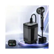 (店+)電動洗澡器 12000mAh充電式自吸淋浴器 便攜花灑蓮蓬頭 戶外露營宿舍工地家用 行動沖澡洗車清潔工具組