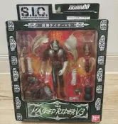 免運 【缺件】假面騎士v3，sic.9，老早期s.i.c昭和，三號風見誌郎，不可動零件換裝小雕像；萬代。 【存在問題】：
