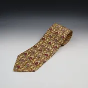南瓜Vintage。Christian Dior 真絲手工領帶