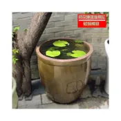 (店+)【超低下殺】庭院老式水缸造景荷花睡蓮盆缸室外戶外瓦缸農村大缸陶瓷養魚陶缸