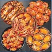 麻辣小海鮮 即食罐裝 生蠔 八爪魚  蟹黃醬 扇貝 佛跳墻 海鮮罐頭即食罐裝 🔥麻辣小海鮮 即食罐裝 生蠔 八爪魚  蟹