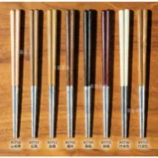 【菊川本味】台灣製304不鏽鋼雅柏筷23cm 五入組 紫檀木/山毛櫸/松馬木/黑檀木/金壇 木筷 家用筷 《享盈餐具》