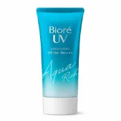 (店+)【Biore 蜜妮】含水防曬保濕水凝乳50g SPF50+ PA++++ 水感清透 超防水耐汗 臉部身體適用 日常防曬乳單入裝