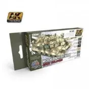 AK interactive 專業漆組  MODERN FRENCH ARMY COLOURS (AK4080)