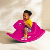 【美國Little Tikes】飛天搖搖馬 增加親子互動兒童發展玩具(三色任選)