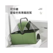 (店+)寵物奇城🐾🏚️  寵物推車外出便攜代步輕便可折疊遛狗狗貓咪透氣輪椅
