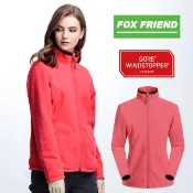 【FOX FRIEND 狐友】WINDSTOPPER防風蓄暖刷毛外套(女外套/保暖外套/長袖外套)