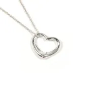 【日本直購 二手美品】蒂芙尼 TIFFANY&Co. 項鍊 經典愛心 艾爾莎‧畢 dpi 純銀 925 經拋光翻新