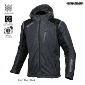 (店+)【KOMINE】日本品牌 騎士大網眼超通風 輕量防摔外套 防摔衣 JK-135 Crush Blue Black 七件式護具