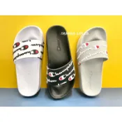 [🚚美潮貨倉] 正品champion 冠軍立體草寫LOGO防水拖鞋 情侶拖 海灘拖 男女同款