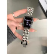 愛心雙排不鏽鋼錶帶❤️  精緻鏈條設計 氣質仙女款 適用Apple Watch S8/S7/S6/S5/S4