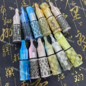 衝銷量 全場666 不定期更新 樹玉濾嘴 牛角濾嘴 玉石濾嘴 使用各種品牌9mm濾芯 附防塵袋