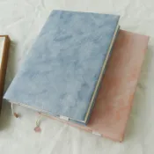 書衣皮面防水書衣馬卡龍色a5書套顆粒柔感手賬本保護套可訂製皮革書皮