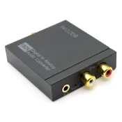 美國PROZOR DAC01S數位光纖與同軸TO類比AV端子轉換器-電腦/電視輸出至喇叭-內建高晰晶片【音響世界】