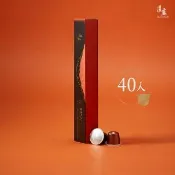 【湛盧咖啡】中焙/深焙．經典V.21．精品咖啡膠囊．10顆x4盒(強度7．適用於Nespresso Original膠囊咖啡機)