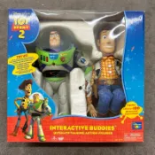 Toy Story 玩具總動員 胡迪 巴斯光年 紅外線 對話 眨眼 公仔 發聲 互動 娃娃 dd