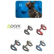 🐶✨PPark 出清✨🐱台灣製PPark 寵物工園 新丹寧牛仔布-H型胸背帶(不含拉繩)