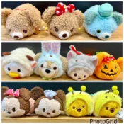 降價🌸日本🇯🇵空運 迪士尼 正版 TSUM TSUM 兹姆 專用衣服 沙包娃娃 聖誕 螢幕擦 大學熊 南瓜 維尼 史黛拉