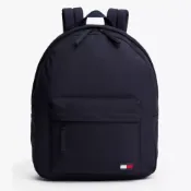 Tommy Hilfiger 休閒後背包 雙肩後背包 旅行背袋 帆布包 深藍色(現貨)