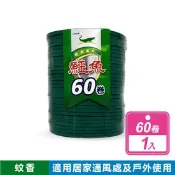 【生活市集】【鱷魚】蚊香 A 補充包 (60卷/入)