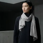 【酷爵 COOCHAD】AURORA SCARF 極光絲暖圍巾 85%蠶絲 15%極超細羊毛圍巾 披肩 親膚不刺癢 台灣