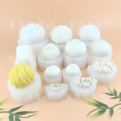 下單直接折抵💳包子饅頭餃子硅膠模具香薰蠟燭巧克力手工皁翻烘焙模具捏捏模具6IVL