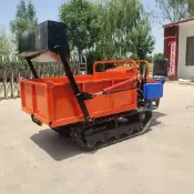 寓偉 附發票 運輸車 裝載機 履帶運輸車 工地山地農用爬山虎全地形裝載機 翻鬥自剷自卸