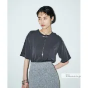 小綺麗日本代購 AIC. 現貨+預購 破損加工古著風染色短袖T恤 古著感  遮手臂T恤 寬鬆T恤