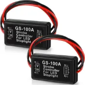 單個 GS-100A 汽車 摩托車 車燈控制器高位剎車控制器 尾燈安全提示控制器爆閃器