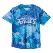 日本職棒 樂天金鷲 2025 myfavE 藍色潑墨 應援球衣 M、XL (罩衫 NPB 棒球 棒壘 夏日 東北)