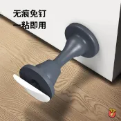 東慧百貨❀免打孔矽膠門吸粘貼式門擋防撞墊靜音簡約門阻地吸門碰牆吸阻門器門擋器防撞門擋大門門擋