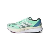 (店+)【adidas 愛迪達】GV9064 adidas Adizero Boston 11 舒適百搭 織物 低幫 碳板 訓練長跑跑步鞋 男女同款 綠白色