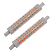 歡樂購物網 調光陶瓷led r7s 10w 118mm 110v/220v玉米燈雙端橫插燈光源