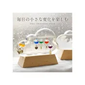(店+)🗻Mira Japan《預購》日本正品 白雲造型 風暴瓶 天氣瓶 雪花瓶 伽利略溫度計 溫度計 漂浮氣球 趣味科學