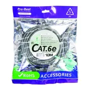 Pro-Best 柏旭佳 NET-CBL-AMP10/C6 10M 網路線 Cat.6e 含接頭 壓條耐彎曲 彈性佳