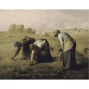 (店+)【ArtLife 藝術生活】DT035_米勒 拾穗40*50CM(數字油畫 DIY DIY數字油畫 交換禮物 畫畫)