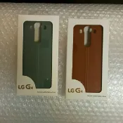 LG台灣公司貨 G4原廠電池蓋 H815原廠皮革背蓋 有NFC功能接點排線組 LG台灣公司出品 雷射標章