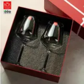 全球選品1館 生活百貨 RCR水晶紅酒杯阿里卡勃艮第紅葡萄酒杯2個裝禮盒套裝輕奢情侶杯