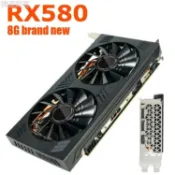 【 創客數碼】 全新DP RX580 8G 2048SP GDDR5電腦臺式機遊戲獨立喫鷄逆水寒顯卡