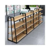 (店+)🏬 廠傢直銷 客製化 超市收納 多功能雙麵超市貨架展示架化妝品置物鞋店包包母嬰零食陳列中島櫃