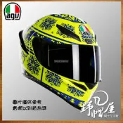 三重《野帽屋》義大利 AGV K-1 全罩安全帽 亞洲版 日規 K1 新款。WINTER TEST 2015 雪花