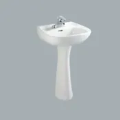 Homebox 好博家 online Store HCG三孔洗臉盆長柱/不含水龍頭 /L351+F358