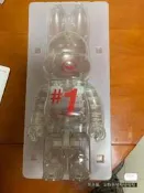 免運bearbrick藤原浩透明兔子積木熊
