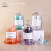 ✨【古月水晶】無火香薰禮盒 水晶石擴香石精油補充液 香氛佛手柑