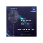 (店+)【MIZUNO 美津濃】羽球拍 FORTIUS 11 POWER 日製羽球拍 奧原希望 空拍 附原廠拍袋 黑紅色 4U6