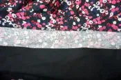MAX&CO 桃紅藍 氣質 及膝裙 floral 蝴蝶結 bow
