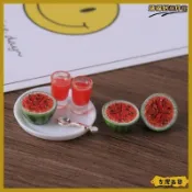 仿真水果切片西瓜片假水果模型擺設裝飾塑料樹脂擺件玩具攝影道具可開發票✅瑞福居擺件館✨️臺北出貨✨️